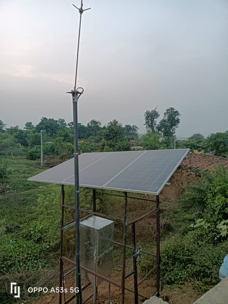 Solar Energy Installation at Dam Infrastructure Site